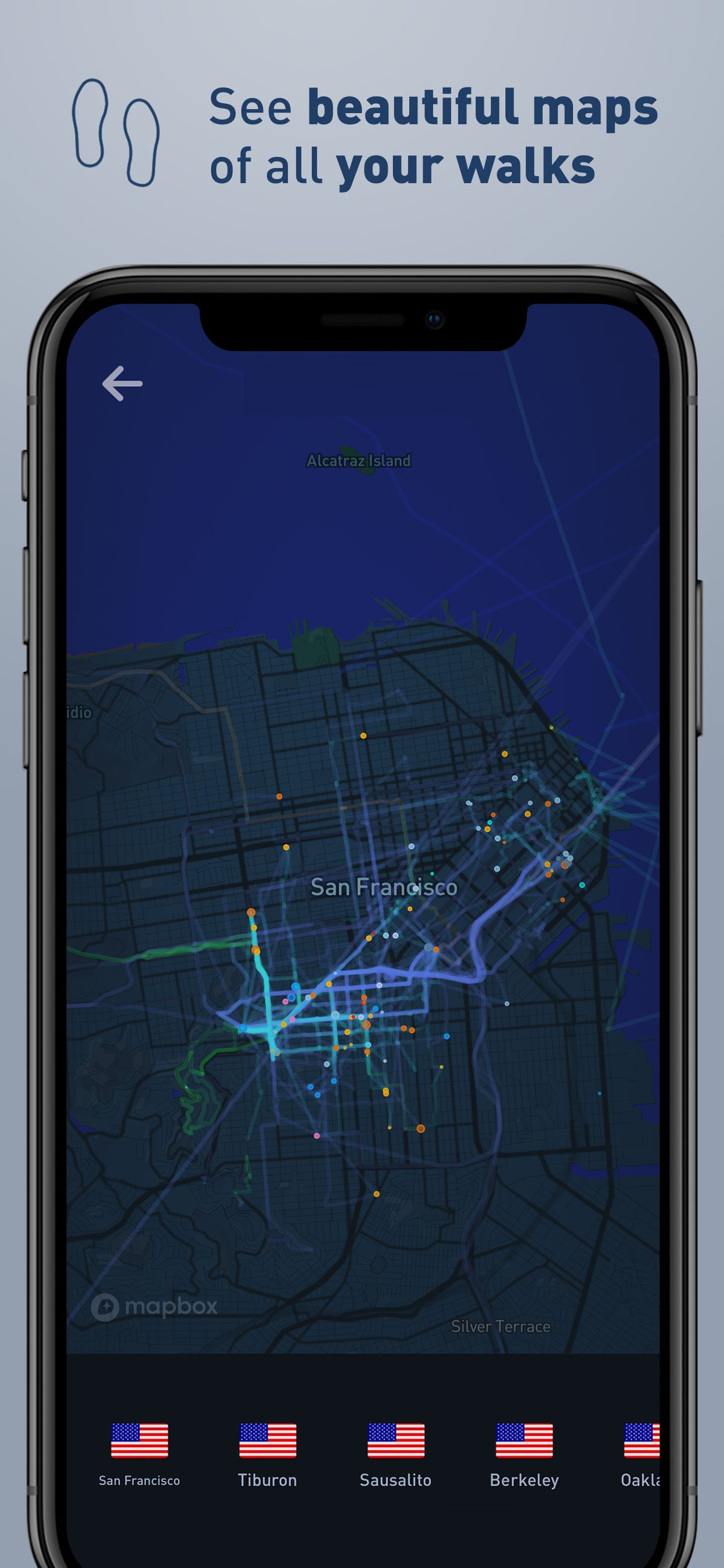 Gyroscope V4 composition: Maps of all your walks