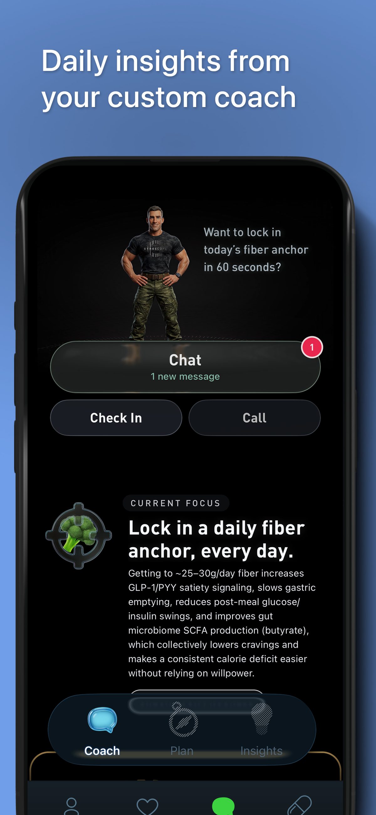 Gyroscope V10 composition: Daily insights from your coach