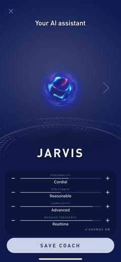 Gyroscope V7, coaching: AI assistant