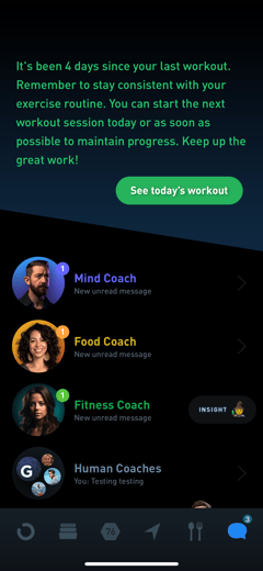 Gyroscope V6, coaching: AI coaches