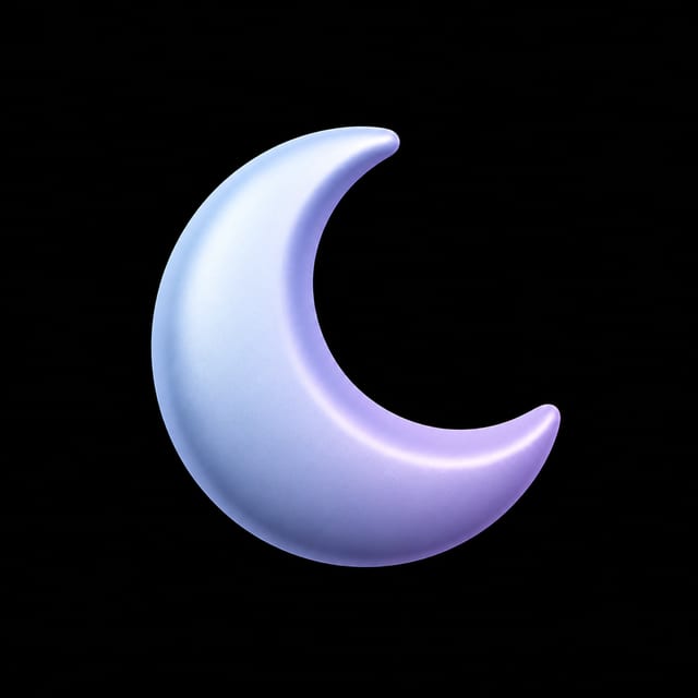 Crescent moon