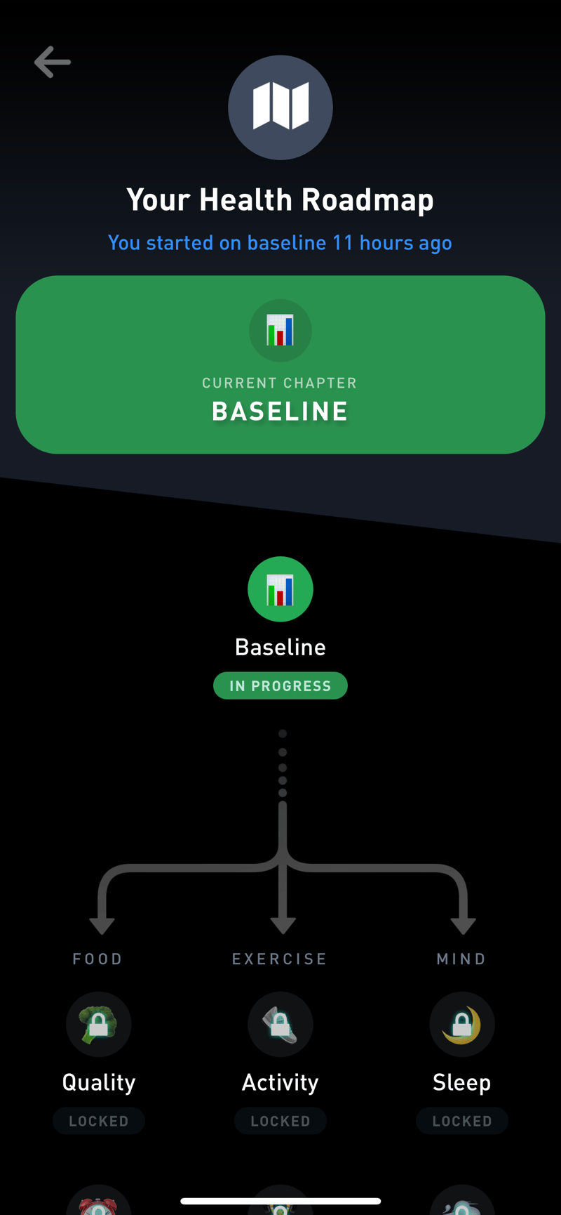 Gyroscope V4, coaching: Health Roadmap