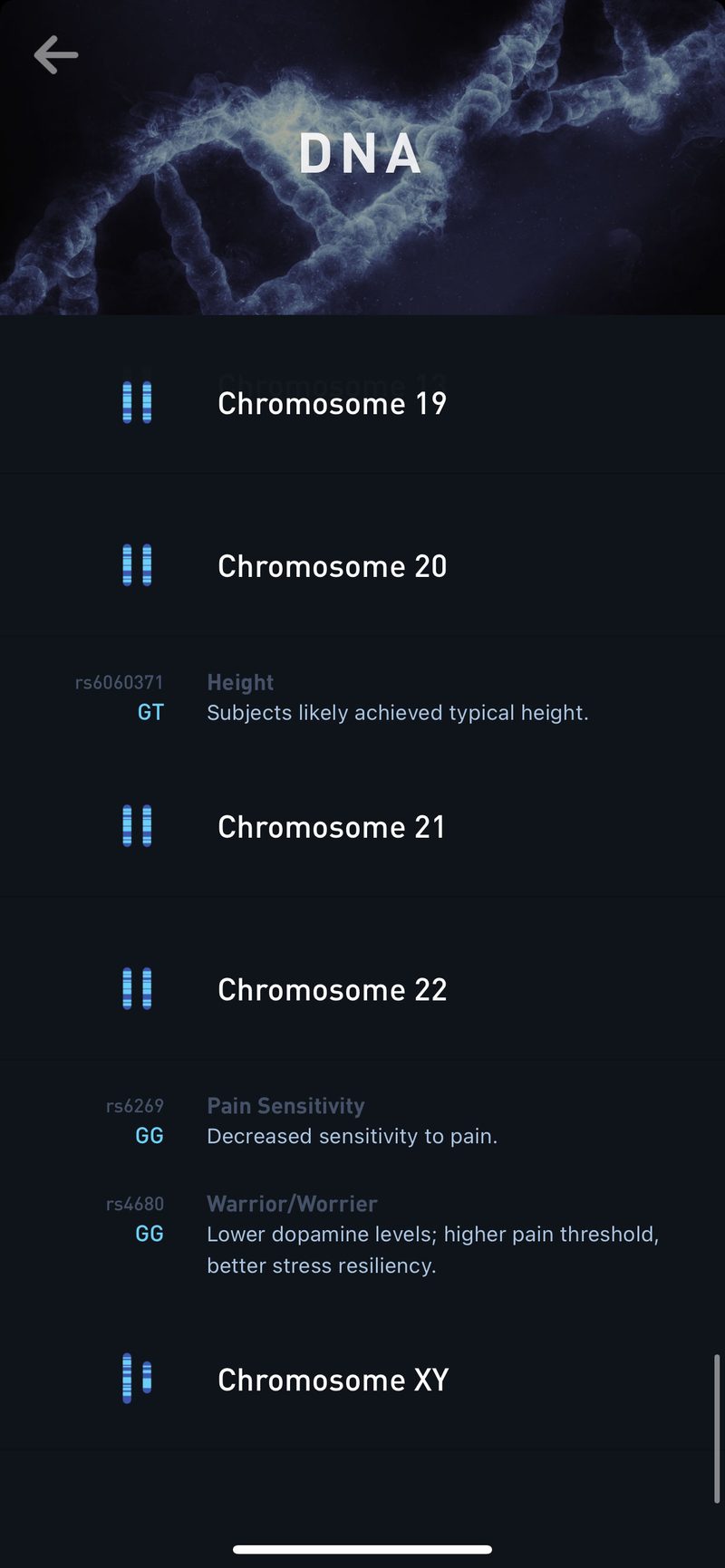 Gyroscope V3, health: DNA