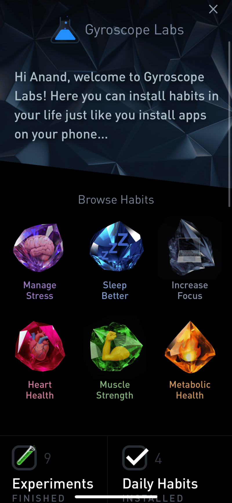 Gyroscope V5, coaching: Gyroscope Labs