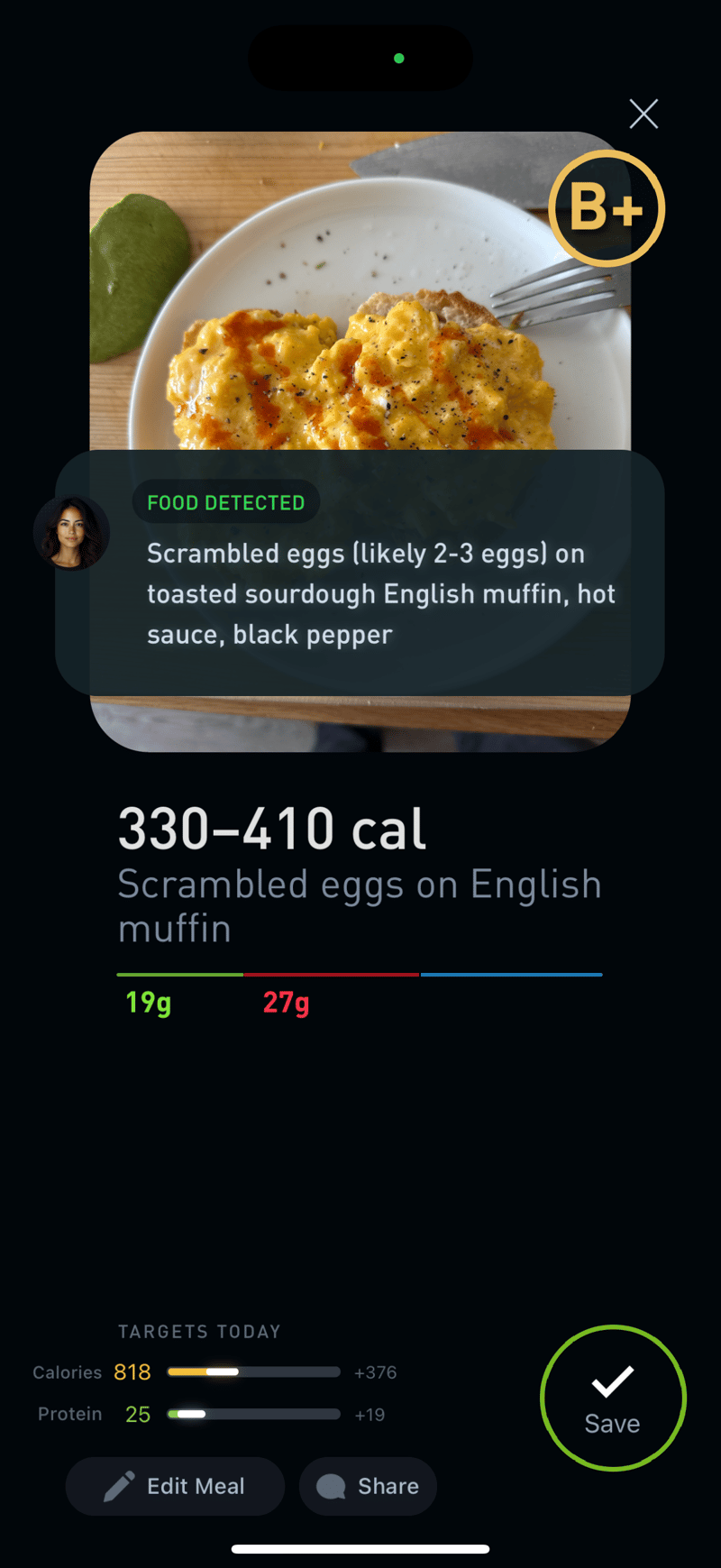Gyroscope V8, food: Food XRAY