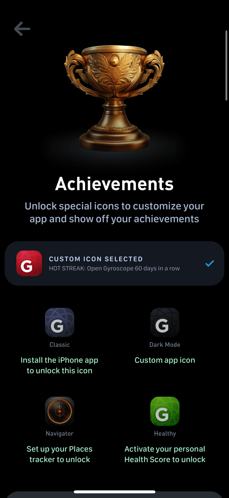 Gyroscope V6, coaching: Achievements