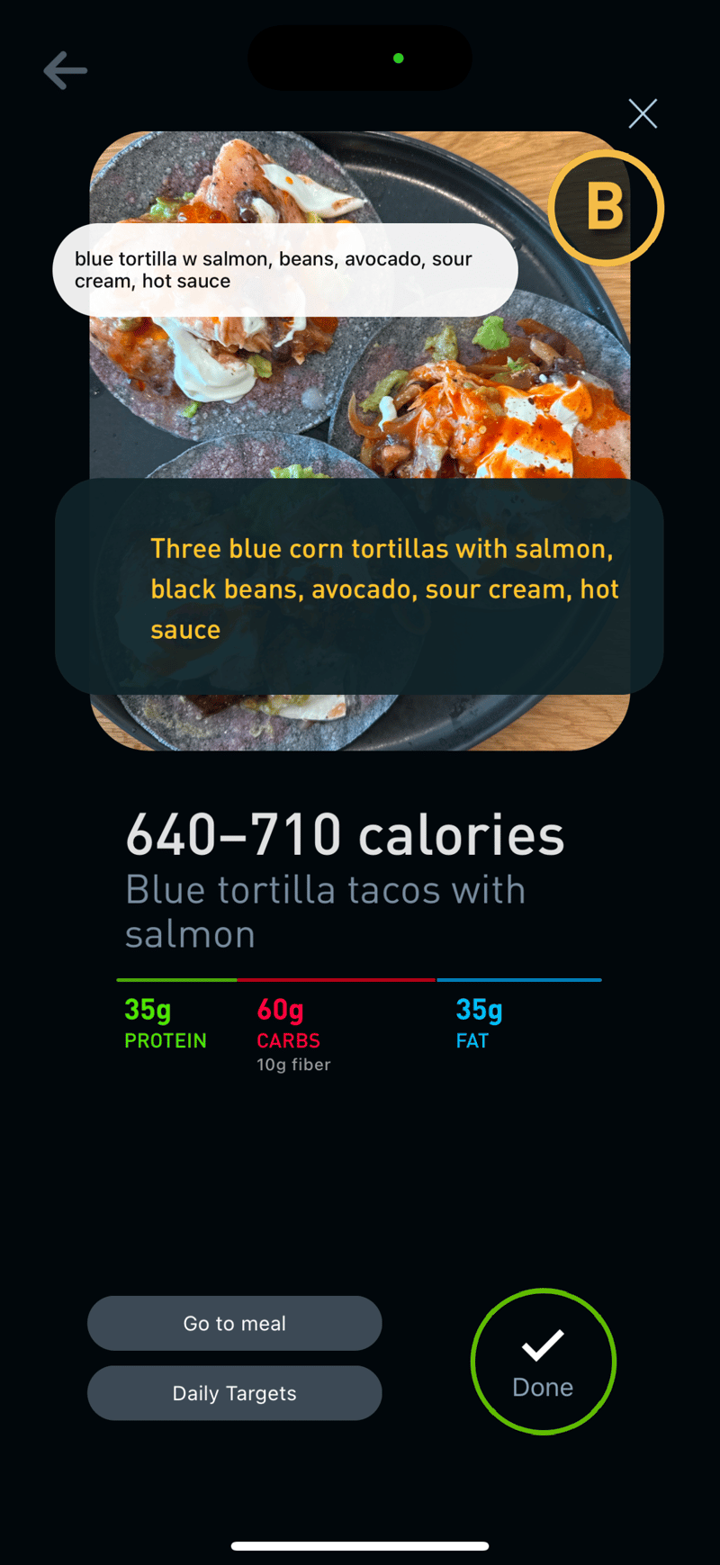 Gyroscope V7, food: Food XRAY